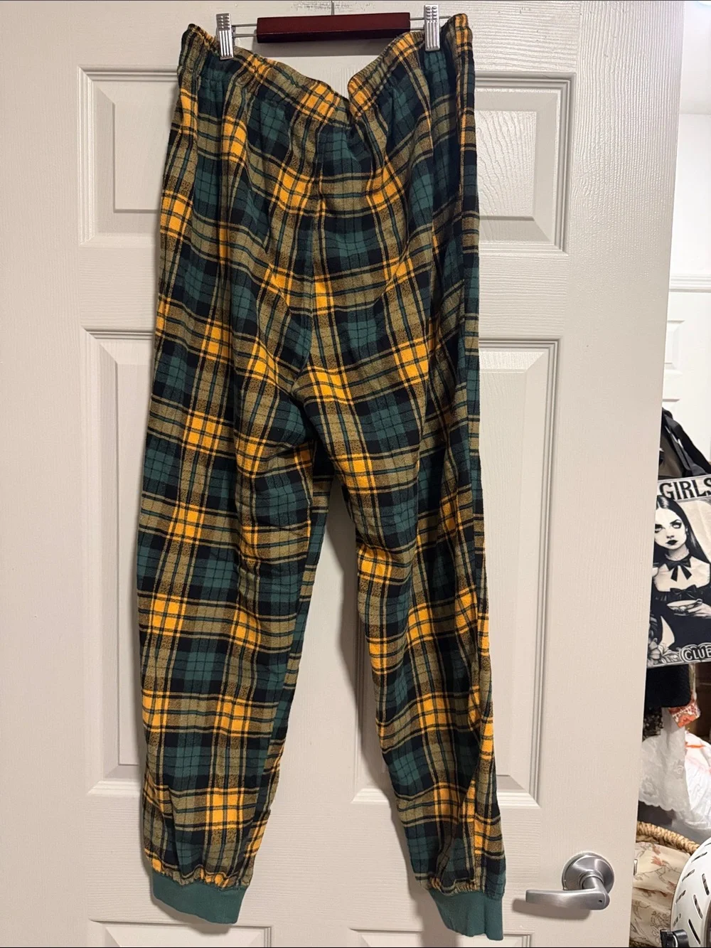 Abound Green and Yellow Plaid Men's Joggers